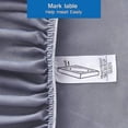 thumbnail image 5 of Twin Size Box Spring Cover Bed Skirts Wrap 4 Side Of The Mattress, Stretch & Snug Fit, Ultra, 5 of 5