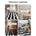 thumbnail image 6 of Black Wavy Area Rug for Bedroom 3x5 Ft Stripes Super Soft fuzzy Throw Rug Non-Slip Fluffy Plush Indoor Floor Carpet for Living Room Nursery Home Decor, 6 of 8