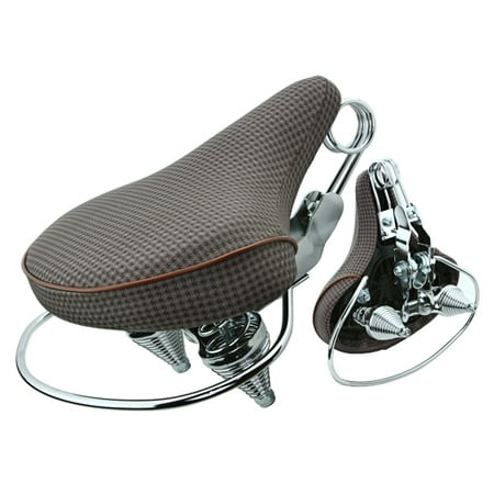 Wtb Steel Saddle - Beach Cruisers Saddle 8016 Web Spring Brown/Design.
