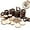 60 Pcs,1.2 x 1 Inch, variant on Mini Embroidery Hoop Mini Wood Hoop Ring Wooden Round Crossing Stitch Hoop Small Display Frame Circle for DIY Pendant Embroidery Frame Craft Favors Ornaments (2.2 x 2 Inch, 20 Pieces)