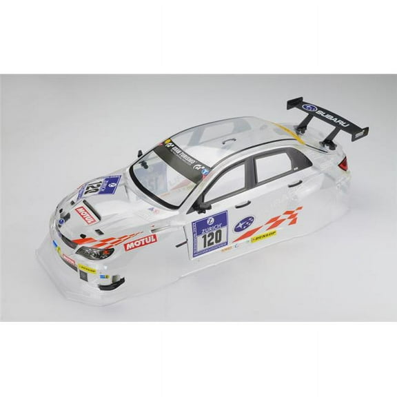 Carisma CIS15300 Body Car Set for 2013 Subaru WRX STI NBR, Clear & White