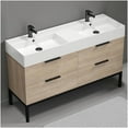 thumbnail image 4 of Nameeks Derin-5618-2 Derin 54" Free Standing Double Basin Vanity Set - Grey Mist, 4 of 7