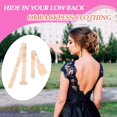 thumbnail image 2 of 2 Pairs Low Back Bra Converter Straps Backless Bra Converter, Women's Adjustable Low Back Extender Bra Converter Straps 2 Hooks Women Bra Strap Extend, 2 of 5