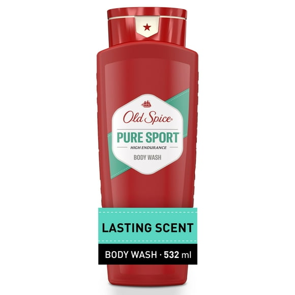 Old Spice High Endurance Body Wash for Men, Pure Sport Scent
