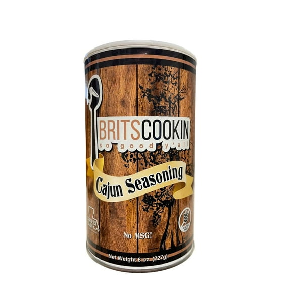 Britscookin - Cajun Seasoning 8 oz, Pack of 1