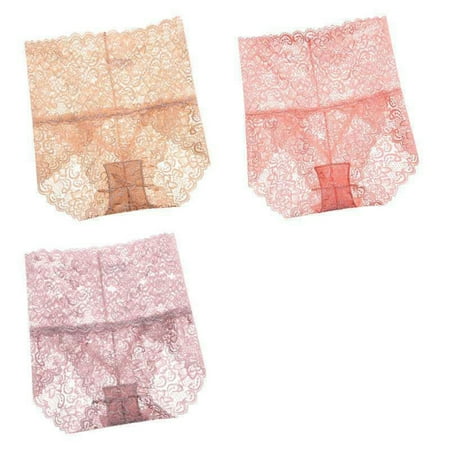 

Womens Underwear Lace Sexy Panties Bikini Panty Hot Panties For Women Crochet Lace Up Panty Hollow Out Underwear For Ladies Seamless Hipster Breathable Soft Stretch Panty 13 3XL
