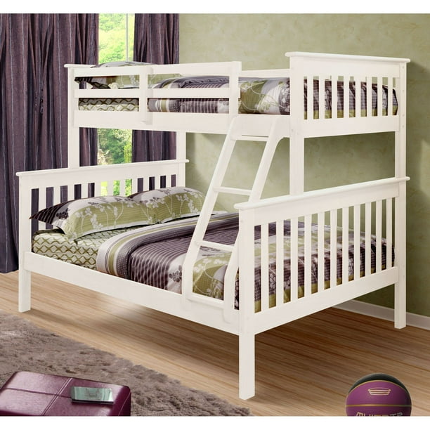 Donco Kids Twin Over Full Mission Bunk Bed Walmart Com Walmart Com
