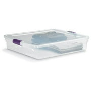 Sterilite 41Quart (39 L) Storage Box, Walmart White