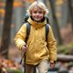 thumbnail image 4 of Chaquetas y abrigos casuales con capucha de manga larga para niños, chaqueta con capucha de color sólido, cremallera, gruesa, de longitud media, con bolsillo, chaqueta cálida informal para adultos, bl, 4 of 7