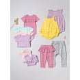 thumbnail image 5 of Little Star Organic Baby Girl 5 Pk Short Sleeve Bodysuits, Size Newborn - 24 Months, 5 of 10