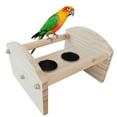 thumbnail image 3 of Percha para pájaros, soporte de juego, jaula de juguete para loros, suministros para mascotas para ejercicio y entrenamiento madera, 3 of 9