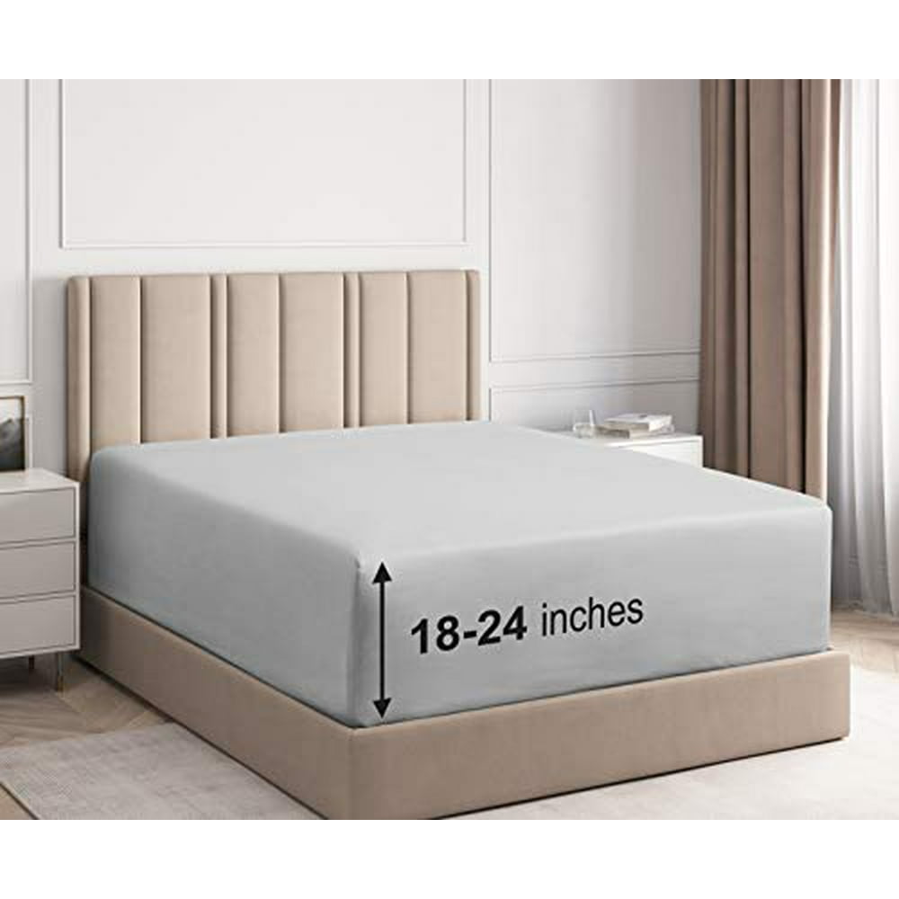 Extra Deep Pocket Fitted Sheet - Single Fitted Sheet Only - Extra Deep