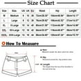 thumbnail image 3 of Women Linen Comfy Work Office Shorts Athletic Casual Short Joggers Elastic Waist Yoga Lounge Shorts Loose Short Pants, 3 of 5