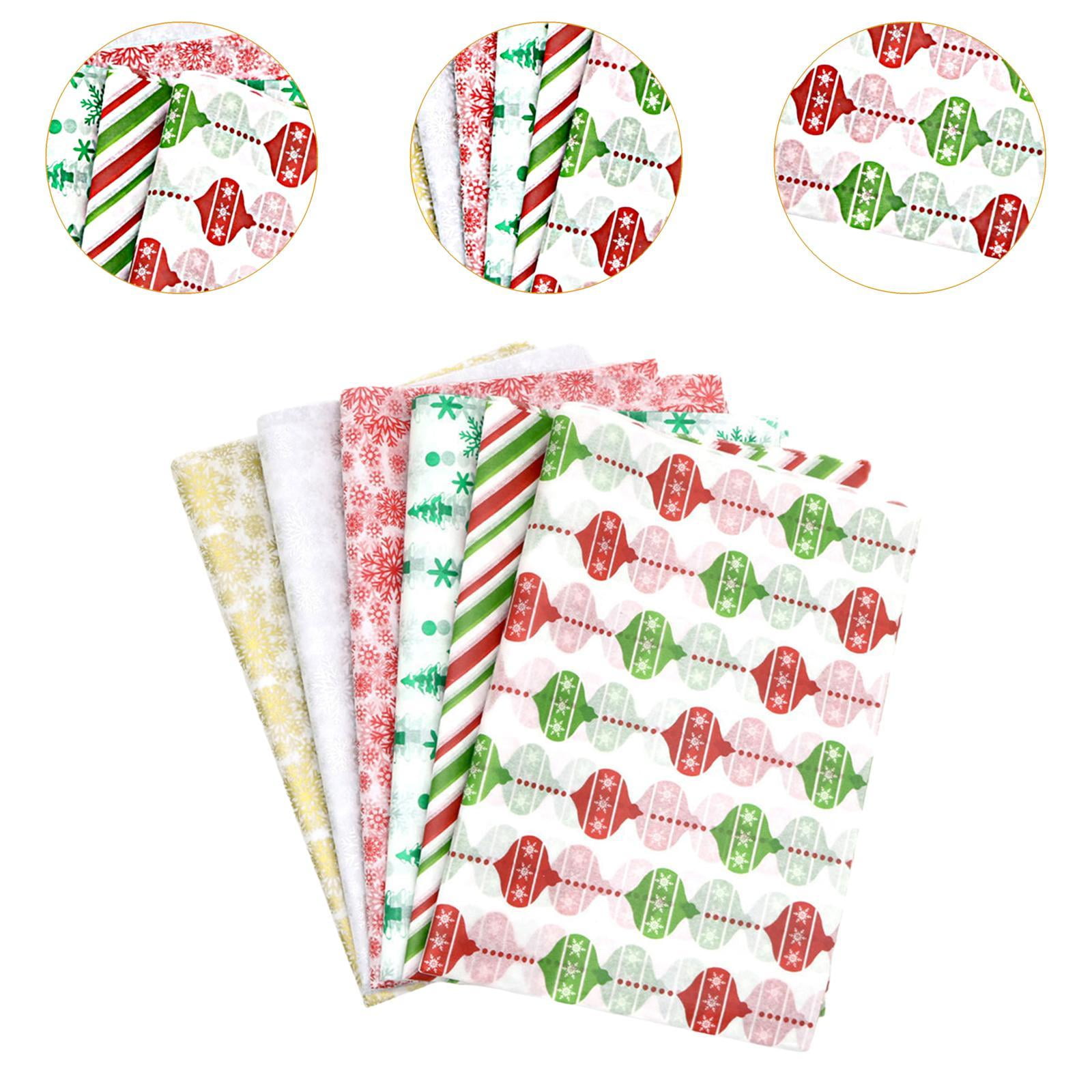 Sharprepublic Christmas Tissue Paper Sheets Decor Wrapping Papers for Engagement Valentine