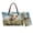 Cow Daisy, variant on ZUXONGSY Cow Daisy Print 2 Pieces Handle Handbag and Wristlet Wallet for Women Large Top Handles Satchel Handbags Long Wallet, Top Handle Tote Bag with PU Purses for Tours Hiking
