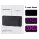 thumbnail image 5 of Large Digital Wall Clock,9.5 Inch,Led Alarm Clock with Digits, 5 of 5