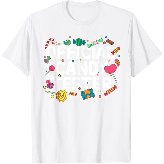 Exquisite and comfortable-Cool Candy Art Men Women Kids Lollipop Candy Bar Halloween T-Shirt