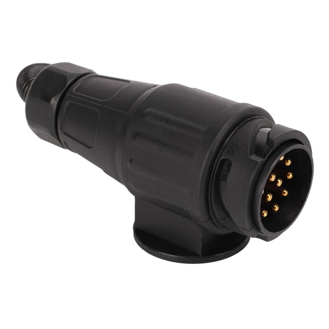 Adaptador De Enchufe De Remolque, Enchufe De Conversión De Remolque De Alta Resistencia De 13 Pines A 4 Pines De Plástico ABS Resistente Al Agua Para Vehículos