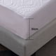 thumbnail image 3 of Protector de colchón blanco, sábana ajustable, protección contra la humedad, almohadillas impermeables para cama, cubrecolchón de algodón, silencioso, adecuado para cama con somier, 3 of 6