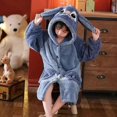 thumbnail image 1 of Pijama de Anime Sanrio Kuromi Cinnamoroll para niños, pantalones de manga larga engrosados, terciopelo Coral, dibujos animados, ropa de dormir para niños y niñas, Otoño e Invierno, 1 of 4
