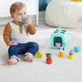 thumbnail image 4 of Fisher-Price FP Pets Sort & Stow Pet Carrier Baby & Toddler Shape Sorting Toy, 8 Blocks, 4 of 6