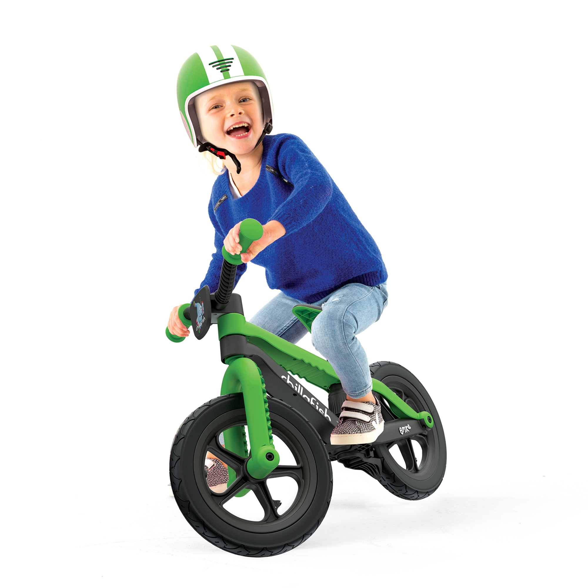 Chillafish Bmxie 2 Lightweight Balance Bike, for Kids 2 to 5 Years, 12"  Airless Tires, Kiwi