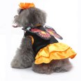 thumbnail image 4 of Disfraz de mariposa para perro, disfraz de Halloween para perro, vestido para cachorro, eventos especiales, accesorios utillería de fotografía divertida, 4 of 5
