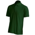thumbnail image 2 of Basico (Green) Polo Collared Shirts For Women 100% Cotton Short Sleeve Golf Polo Shirts For Men, 2 of 3