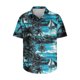 thumbnail image 4 of Blusa y camisa de manga corta con cuello vuelto para hombre, blusa informal con botones y estampado hawaiano, blusa de manga corta con cuello vuelto para hombre, 4 of 5
