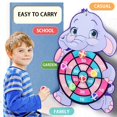 thumbnail image 2 of Juego de objetivos de dardo para niños, juguete portátil para lanzar velcro, adecuado para niños, juego divertido práctico y práctico, 2 of 2
