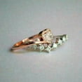 thumbnail image 5 of 2Ct Heart Shape Simulated Diamond Bridal Set Women's Ring 14K Rose Gold Plated Pure 925 Sterling Silver, 5 of 5
