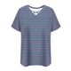 thumbnail image 5 of Tops de Manga Corta de Tamaño Más de las Mujeres, Blusas de Cuello en V Impresas de Verano de Moda para Uso Casual, Diario Y de Fiesta, 5 of 6