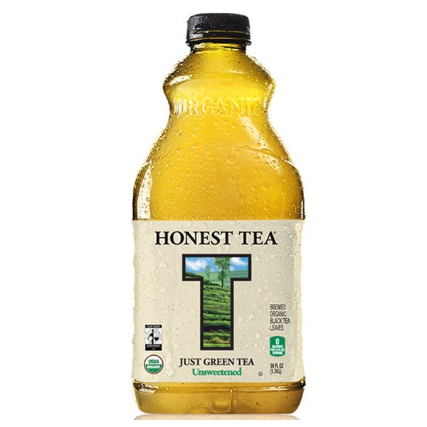 Honest Just Green Tea Unsweetened 59 Oz Plastic Bottles Pack of 8