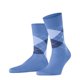 thumbnail image 1 of Burlington Calcetines para hombre - Manchester, estampado de rombos, algodón orgánico Azul claro 40-46, 1 of 4