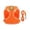 Orange, variant on Reflective No-Pull Dog Harness – Adjustable Padded Pet Vest with Front D-Ring & Back Clip, Reflective Strips for Night Walk Safety, Escape-Proof Buckle for Small Med Large Dogs