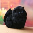 thumbnail image 6 of JUNWELL Realistic Sounding Cat Shape Plush Toys Simulation Stuffed Animal Cuddly  Doll Toy Gift for Kids Children New, 6 of 10