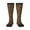 2 Black-1, variant on Burger Fries Print Thigh High Socks Extra Long Stretchy Sock Women Over Knee High Opaque Stocking Daily Wear