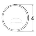 thumbnail image 3 of Grote Industries Blind Spot Mirror 12201-5 Single; 2 Inch; Without Turn Signal; With Adhesive Backing, 3 of 3