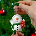 thumbnail image 7 of Loyerfyivos Beautuful Xmas Decoration 2024Happy New Year Christmas Ornament DIY Xmas Gift Snowman Christmas Tree Animal Pendant Doll Hanging Decoration C, 7 of 7
