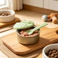 thumbnail image 5 of Reusable Silicone Pet Food Can Lids with Opening Spoon, Cat Dog Wet Food Cover Set with Foolproof Lid, Refrigerator Freshness for Canned Storage, 1.38" x 3.54" x 5.12", KTFgvq, 5 of 6
