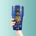 thumbnail image 3 of Autism Awareness Toy Fox Terrier Accept Understand Love 30oz Stainless Steel Tumbler Insulated Cup with Lid Dog Lover - 12003, 3 of 5