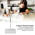 thumbnail image 5 of Sewing Thread Stand 3 Thread Spool Stand for Household Sewing Machine Embroidery Machine Detachable Sewing Thread Rack, 5 of 8