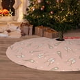 thumbnail image 6 of Sikiie New Year'S Eve Party 30-48 inches {designName} Print Christmas Tree Skirt Snowman Xmas Tree Skirt with Edge Christmas Decorations for Holiday Party-30", 6 of 7