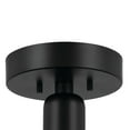 thumbnail image 4 of KICHLER Riu 14.25 in. 1-Light Black Hallway Modern Integrated LED Semi-Flush Mount Ceiling Light, 4 of 9