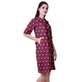 thumbnail image 4 of Moomaya Night Gown For Women Sexy Cotton Plus Size Sleep Shirts For Women-S-XXL, 4 of 6