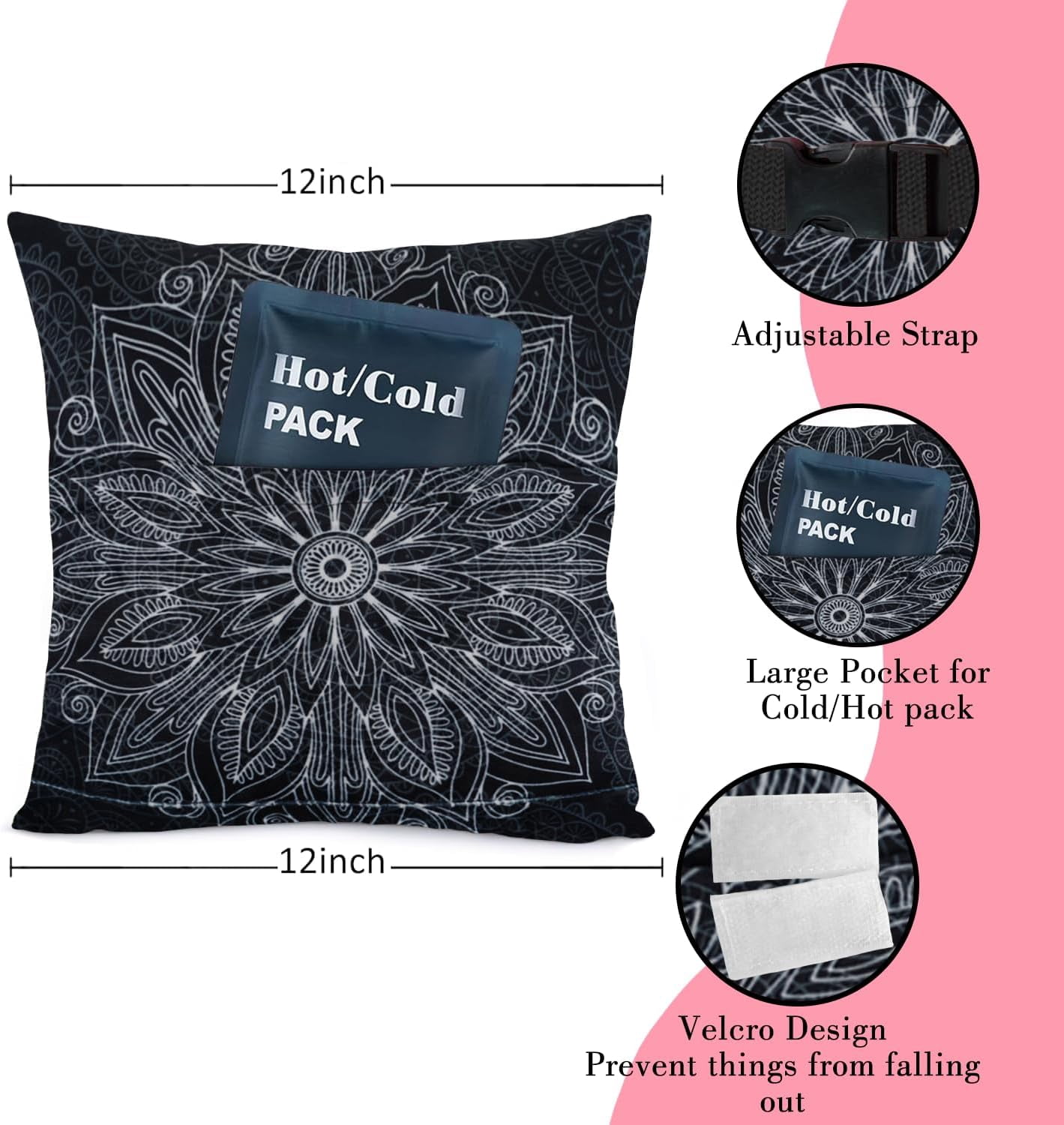 Hysterectomy Pillow C Section Recovery Surgery for Women Mastectomy Pillows Post Tummy Pillow Cushion After Abdominal Surgery Gifts Hysterectomy Recovery Must Haves Insertable Ice Pack