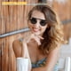 thumbnail image 5 of BRIGHTFUFU Gafas de sol retro redondas gafas de sol de moda gafas de sol al aire libre para hombres mujeres, 5 of 7