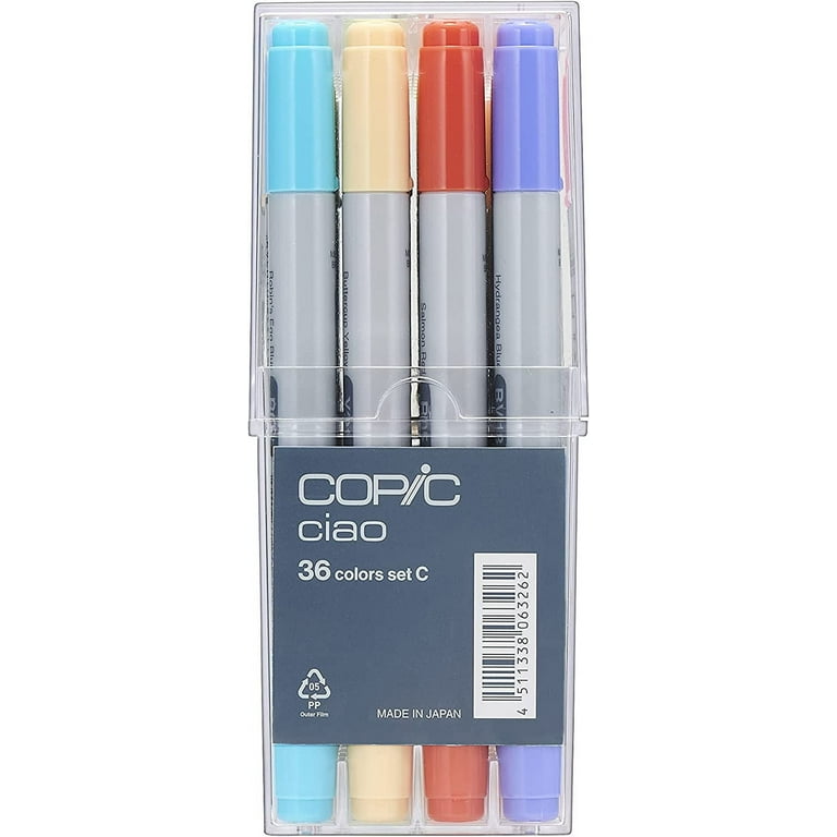 Copic Markers Ciao 36-Piece Marker (Set C) - Walmart.com