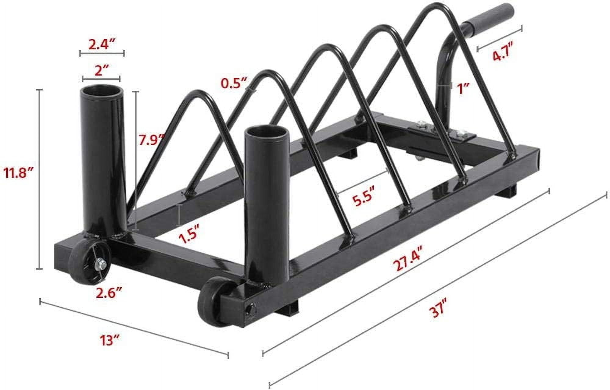 GMNIU Dumbbell Barbell Weight Lifting Rack Stand Only Fitness Multilevel Horizontal Storage Mental Organizer for Home Gym