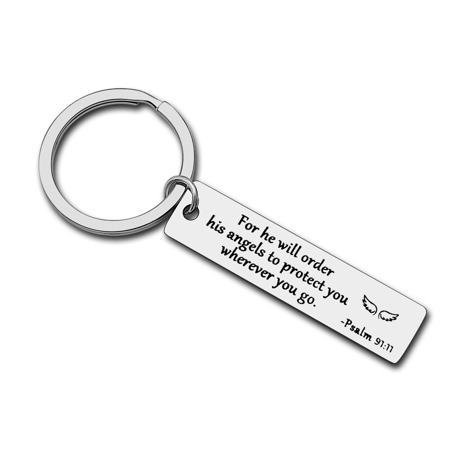 Bible Verse Keychain Christian Gift for Women Men Religious Faith Gifts